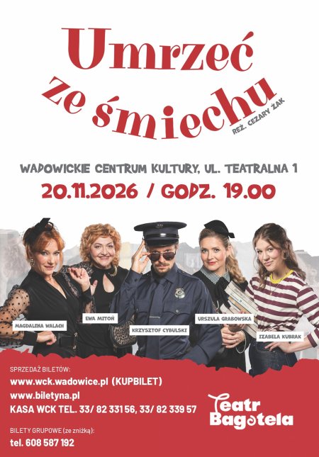 "Umrzeć ze śmiechu" Teatr Bagatela